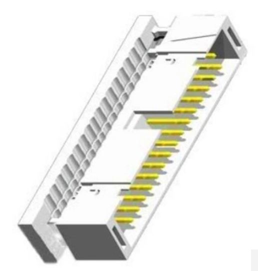 2.54mm مربع رأس نوع IDC