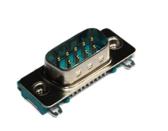 موصل DIP D-SUB رفيع 9P بزاوية قائمة