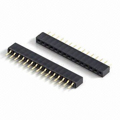 2.0mm رأس أنثى صف واحد منع القصدير